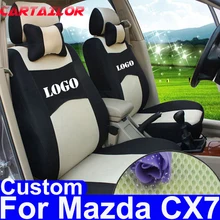 CARTAILOR покрытия автокресла для 2008 2010 2011 mazda cx7 сидений автомобиля аксессуары набор сэндвич Тюнинг автомобилей крышка места поддерживает