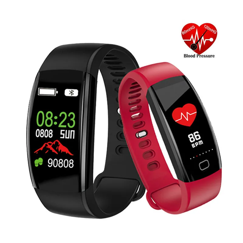 

F64HR fitness Bracelet IP68 Waterproof Smart Band Activity Tracker Blood Pressure GPS Watch Oxygen Monitor PK Y5 M3 DM11 LT02