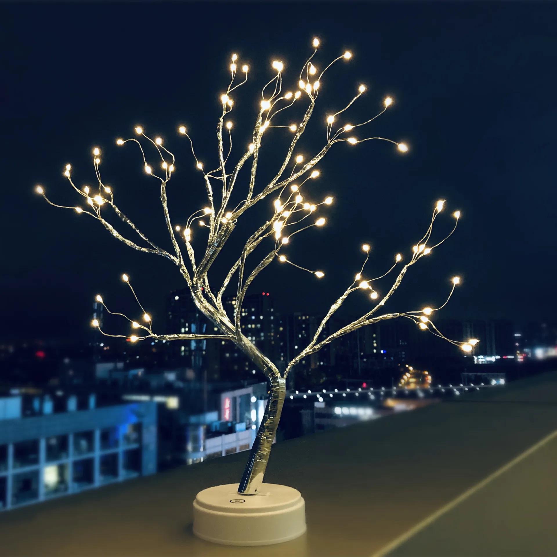 

LED Tree Lights Battery/USB Powered Birthday Gifts Table Lamp Indoor Led string Light for Party Home Decoration Xmas tree