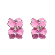 Популярные серьги, модные ювелирные изделия, роскошные женские цветочные серьги для свадебной вечеринки, модный стиль, уникальный дизайн