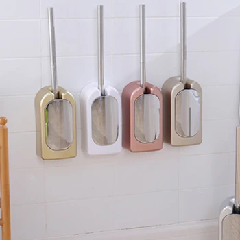 

No constant wall hanging bathroom cleaning brush ABS base cleaning brush long handle toilet brush bathroom accessories
