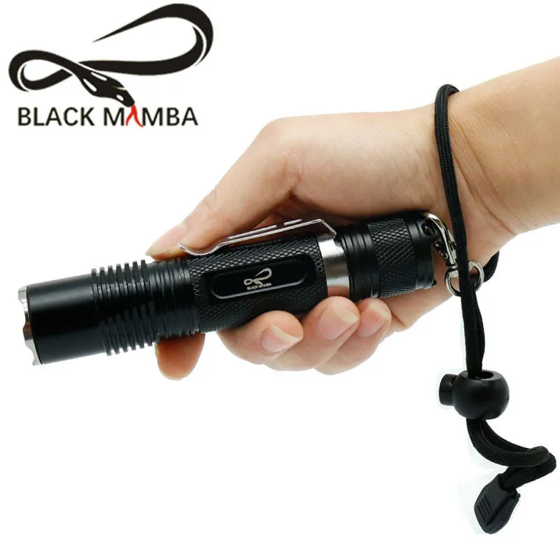 Pаспродажа Черная Мамба CREE xmll2 светодиодный фонарик мини фонарик Power Bank фонарик LED Glare Алюминий Фонарик светодиодный светильник use18650 9000lm