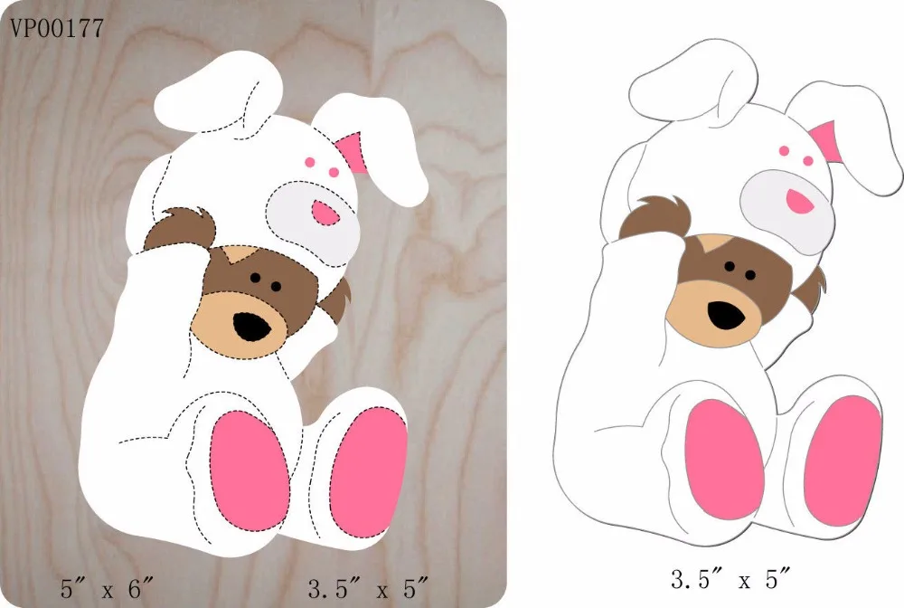 

Rabbit die cut accessories wooden die Regola Acciaio Die Misura ,