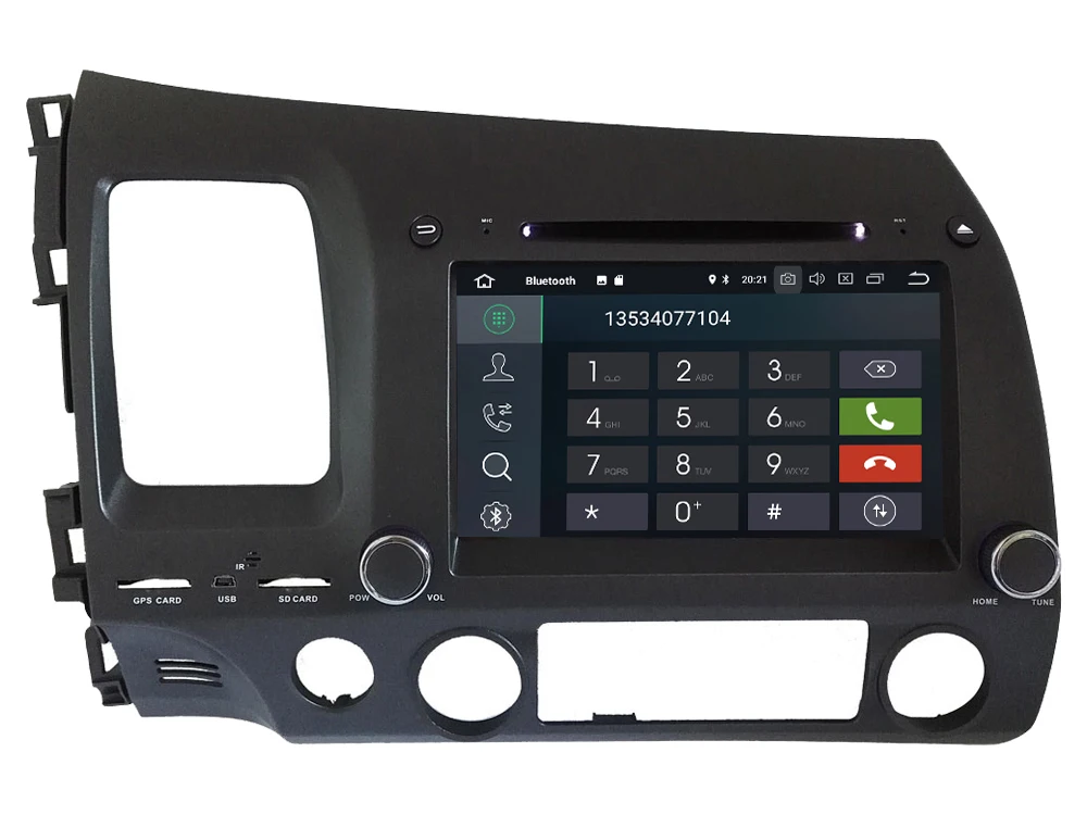 Top KLYDE 8" Octa Core 4G Android 8.0 7.1 32GB ROM Car DVD Player Radio GPS Navigation For Honda Civic 2006 2007 2008 2009 2010 2011 1