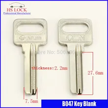На левая Ванна двери& дом ключ пустой ключ корпус ключа для вертикальный ключ машина для резки заготовки ключей B047