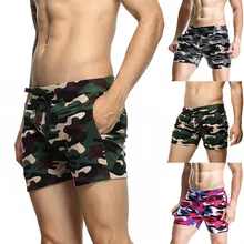 Мужская для спортзала Фитнес Хлопок камуфляжные шорты бег трусцой Спорт на открытом воздухе спортивные штаны мужские Бодибилдинг тренировки короткие брюки# E