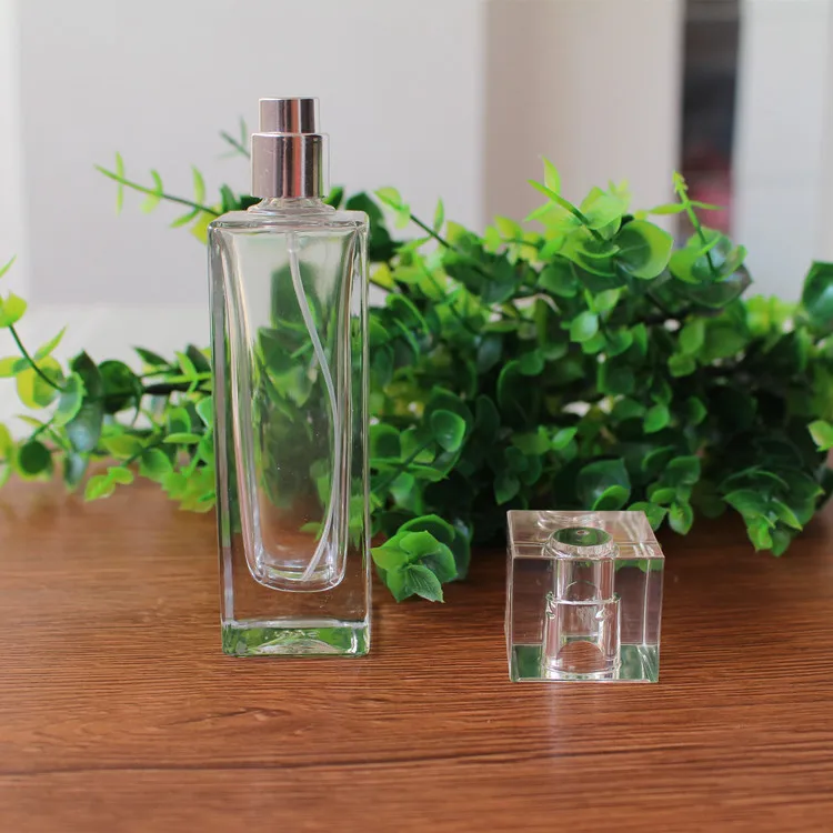Free Shipping 1pcs 30ml Clear Glass Perfume Bottle In Refillable Empty