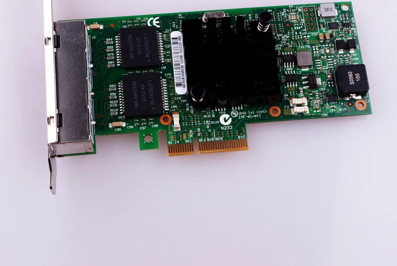 Сетевая карта PCI-Express PCIe X4 четыре RJ45 Gigabit Порты сервер адаптер NIC I350-T4