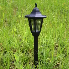 Москитный убийца Солнечная лампа открытый светодиодный сад наземная вставка гексагональное средство от насекомых Комаров