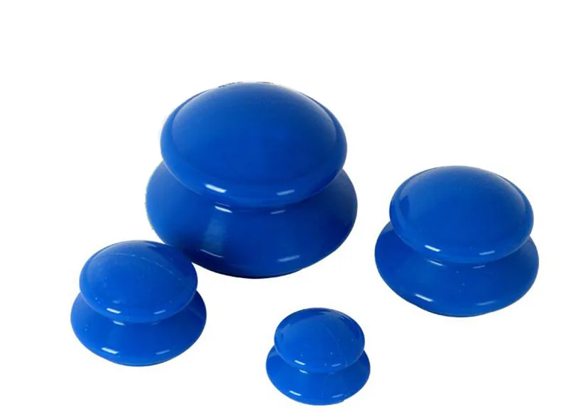 

4pcs/set small body hijama anti cellulite vacuum rubber massager cupping cups chinese healthy therapy massages Health care