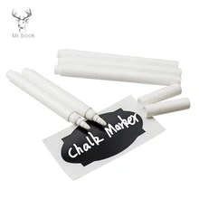 4/10 шт. белый жидкий Меловые карандаши наклейки для стен детская комната доска Кухня баночка Удобная съёмная маркером в наборе, школьные принадлежности