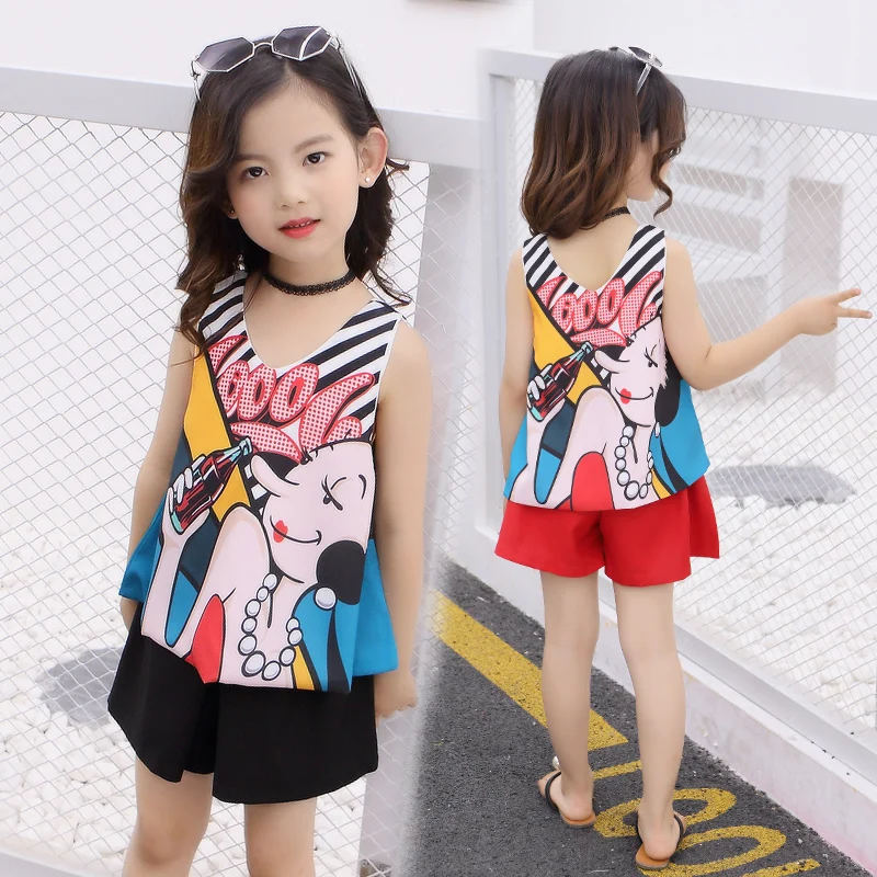 

Girls Sets 4th of July Outfit Girl Easter Outfit Set Fortnight Girl Toddler Clothes Sets 8 Years Old Mickey Girls Outfits