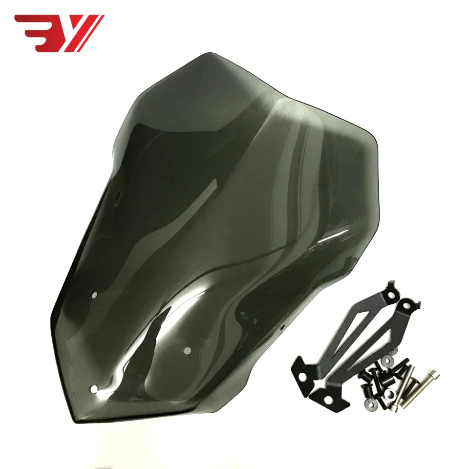 

BYSPRINT Motorcycle Accessories Windshield Viser VIsor Wind Deflector WindScreen Fits For BMW F800R F-800R F 800R 2015-2018