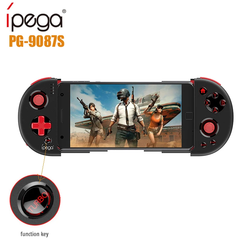 

NEW IPEGA PG-9087S Flexible Joystick / Custom Key / Bluetooth 4.0 / Continues Beating Function Supports Large Size Phone Gamepad