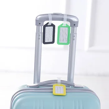 

100pcs Environmental protection plastic checked baggage label boarding card boarding pass packaging bags Luggage Tags