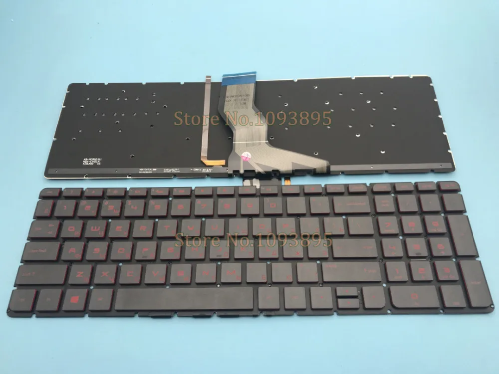 Новая русская клавиатура для ноутбука HP Pavilion Star Wars 15 an097nr an044nr с красной