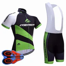

2018 Merida ciclismo jersey mtb bicicleta desgaste bicicleta ropa verano manga corta transpirable 9D bib shorts traje d1802