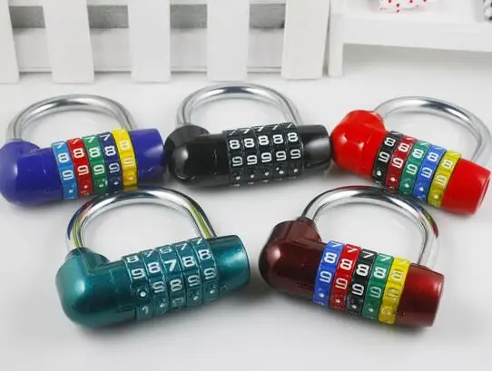 Excellent Quality 5 Dial Digit Number Combination Travel Security Code Password Lock Padlock 66mm Brand New |