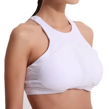 CretKoav Женская Высокая ударная поддержка контроль отскока тренировки спортивный бюстгальтер сексуальный обратно Крест фитнес-зал Йога Бюстгальтер Топ