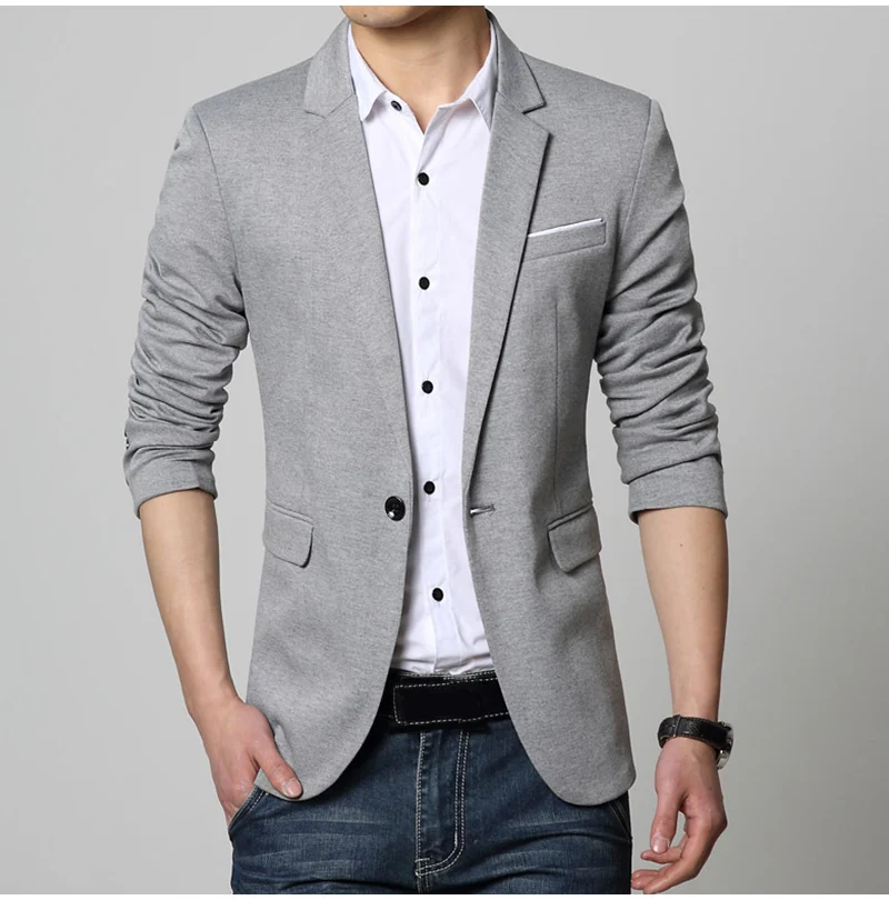 LLYGE хлопок Для Мужчин's Блейзер, пиджак, пальто черный тонкий лоскутное корейские блейзеры пальто плюс Размеры 6XL для Для мужчин s мужской