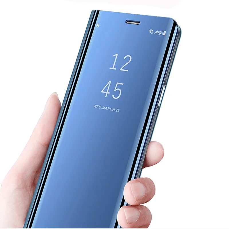 Зеркальный чехол для смартфона samsung S10 E S9 S8 S7 S6 Edge Plus Note 10 Pro 8 9 5 4 A9 star lite C8 J2 Prime