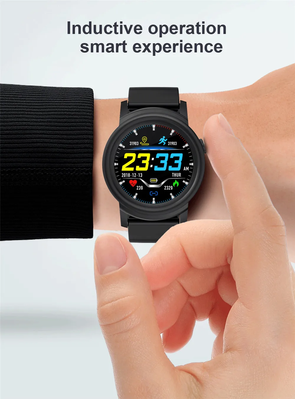Smart Watch Men Color Screen Heart Rate Monitor sport Smartwatch Waterproof Fitness Tracker Smart Bracelet
