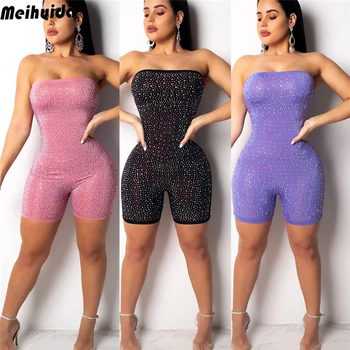 

New Fashion Women Lady Sexy Clubwear Playsuit Bodycon Party Jumpsuit Romper Short Trousers