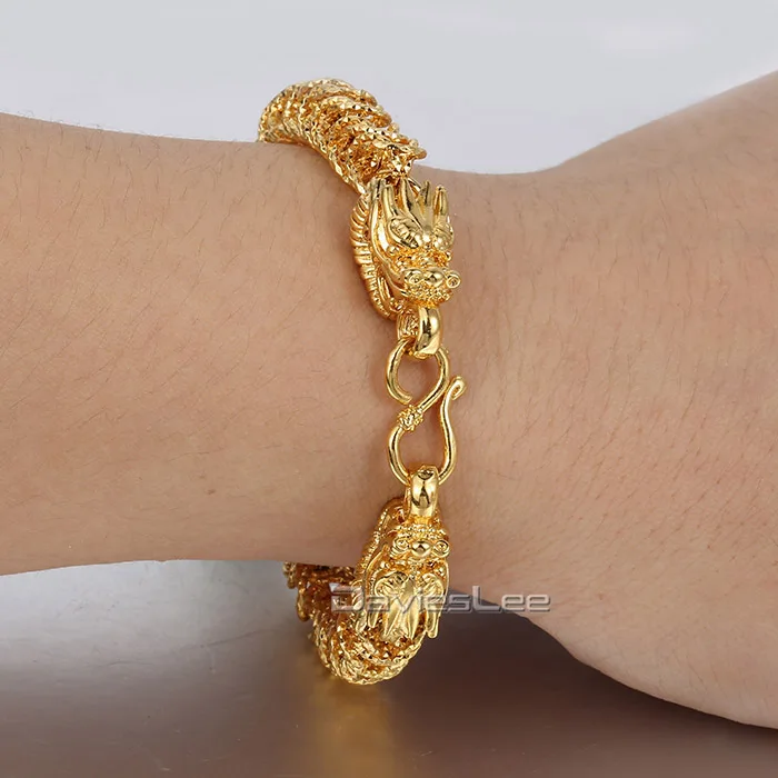 7mm 20 2cm Shiny Womens Chain Las S Dragon Head Franco Box 7mm 20 2cm Shiny Womens Chain Las S Dragon Head Franco Box Link Yellow Gold Filled Bracelet Clasp Whole Lgb388 In Bracelets From