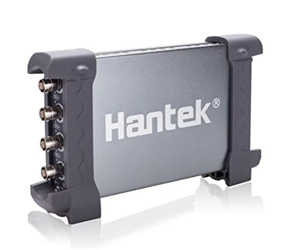 

Hantek 6104BC PC USB Oscilloscope 4 Independent Analog Digital Channels 100MHz Bandwidth 1GSa/s 2mV-10V/DIV input sensitivity