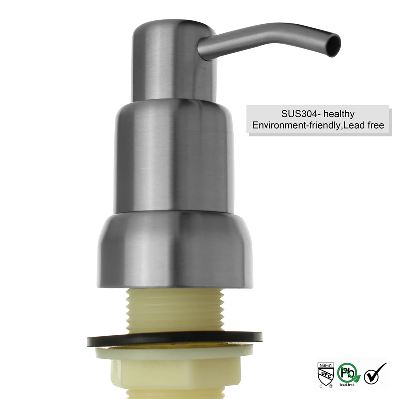 Диспенсер для жидкого мыла 17 унций с резьбой 304 дюйма|sink liquid soap dispenser|soap dispenserliquid