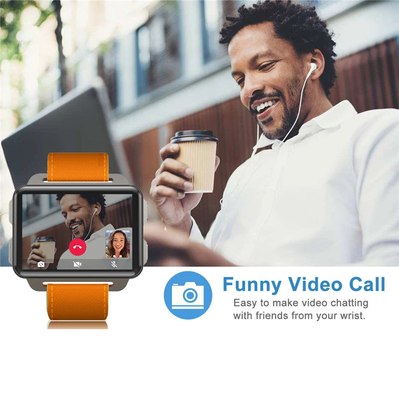 Tinymons DM99 Smart Watch 3G WCDMA Men Women Smartwatch Android 5.1 OS 1GB+16GB Camera Bluetooth Sports Heart Rate Monitor Watch
