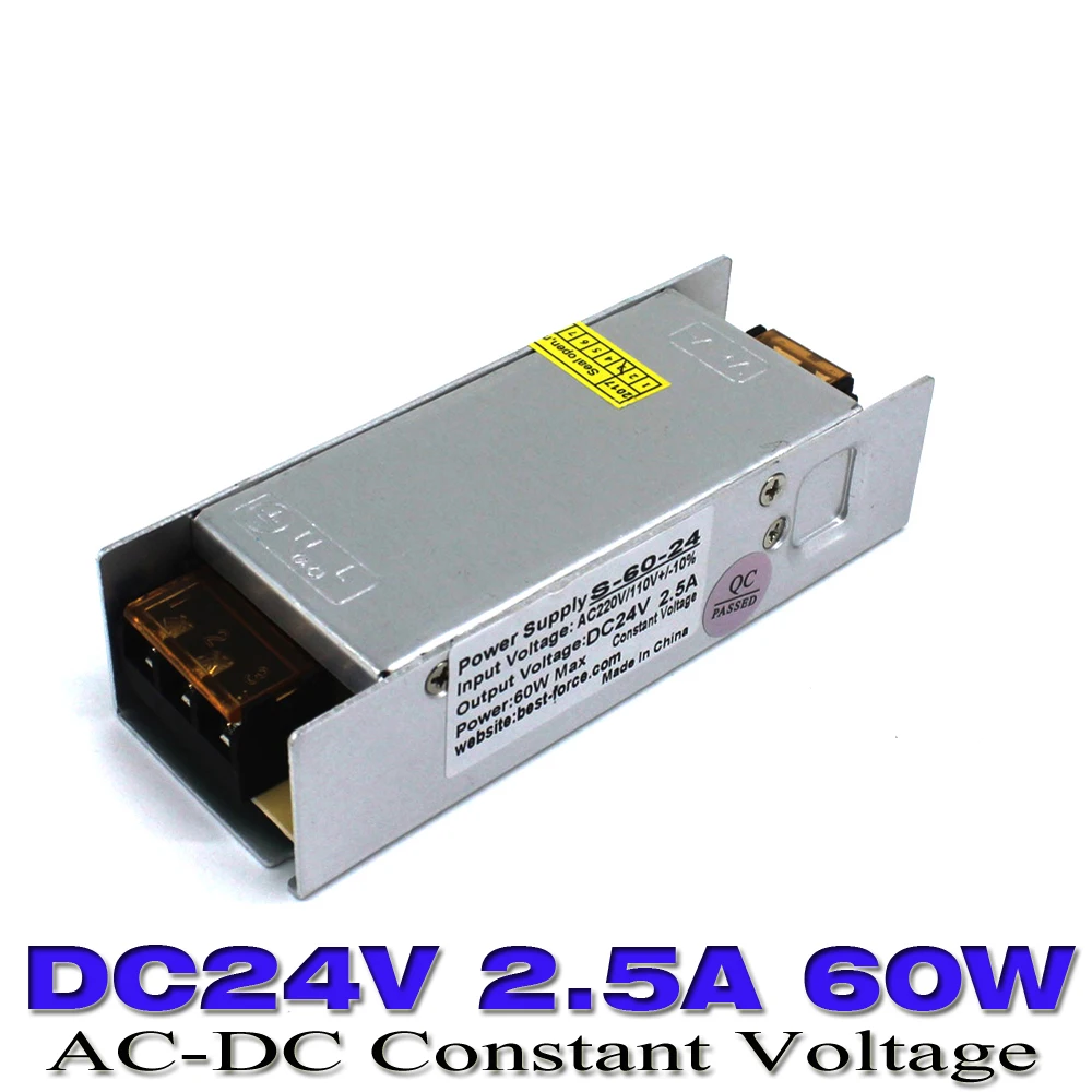 mini size DC24 power supply 2.5A 60W Led Driver Power