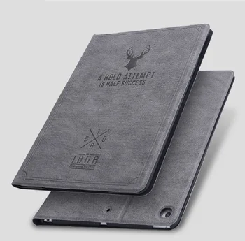

New Cartoon Case for iPad 2017 2018 9.7 Case Cartoon Deer Smart Flip Stand PU Cover for iPad 9.7 2018 2017 Cartoon Smart Case