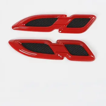 

For Jeep Grand Commander Grand Cherokee Renegade Wrangler Compass ABS Car Side Wing Air Vent Outlet Blade Fender Cover Trim 2PCS
