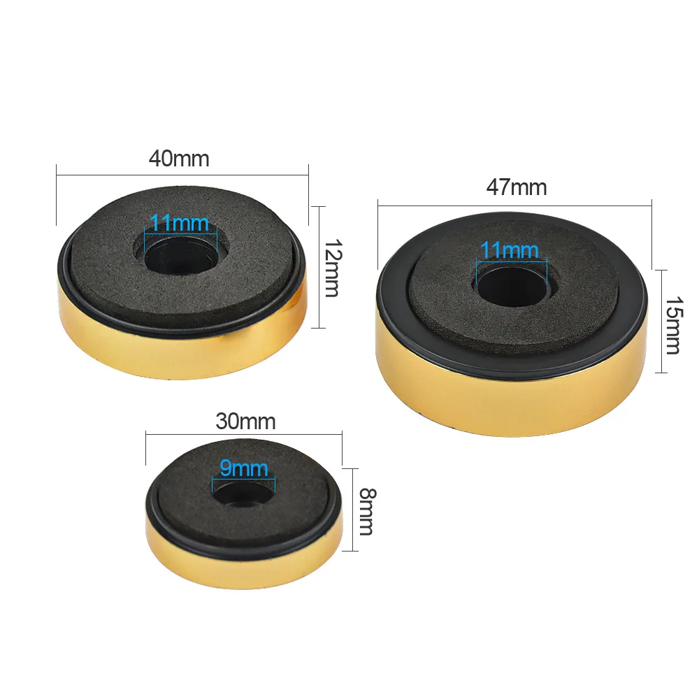 4Pcs Speaker Spikes Stand Feets Audio Active Speakers Repair Parts Accessories DIY For Home Theater Sound System speaker accessories