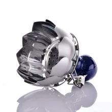 Shisha керамическая чаша с металлическим ветровым покрытием и угольное сито кальян семена лотоса форма водопроводная труба травы Точильщик Chicha