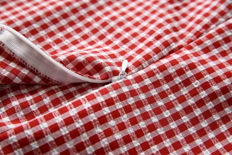 Новые женские оборками перфорированная с клетчатыми элементами и коротким рукавом женские кружевные рубашки с коротким рукавом повязки футболка
