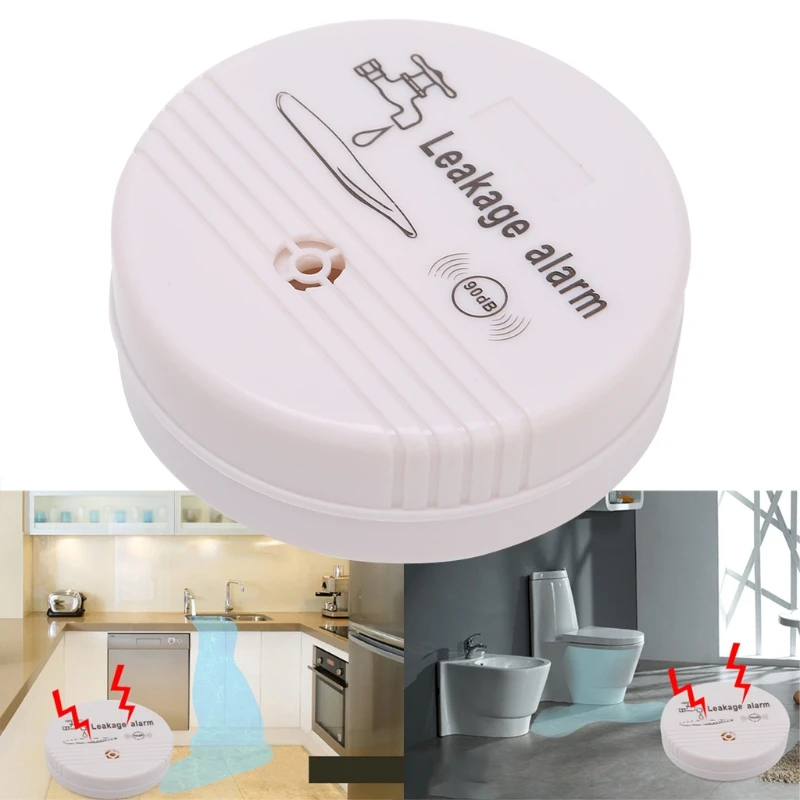 

Wireless Sensor Water Overflow Detector Leakage Alarm Buzz Warning Home Security