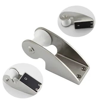

1 Piece 316 Stainless Steel Marine Hardware Anchor Bow Roller wheel Bracket Rubber Roller for Marine Boat Yacht accessories