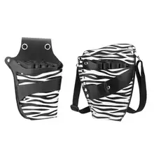 Искусственная кожа Парикмахерские ножницы для волос Поясная Сумка пояс с клипсами Наплечная кобура Сумка парикмахерские принадлежности