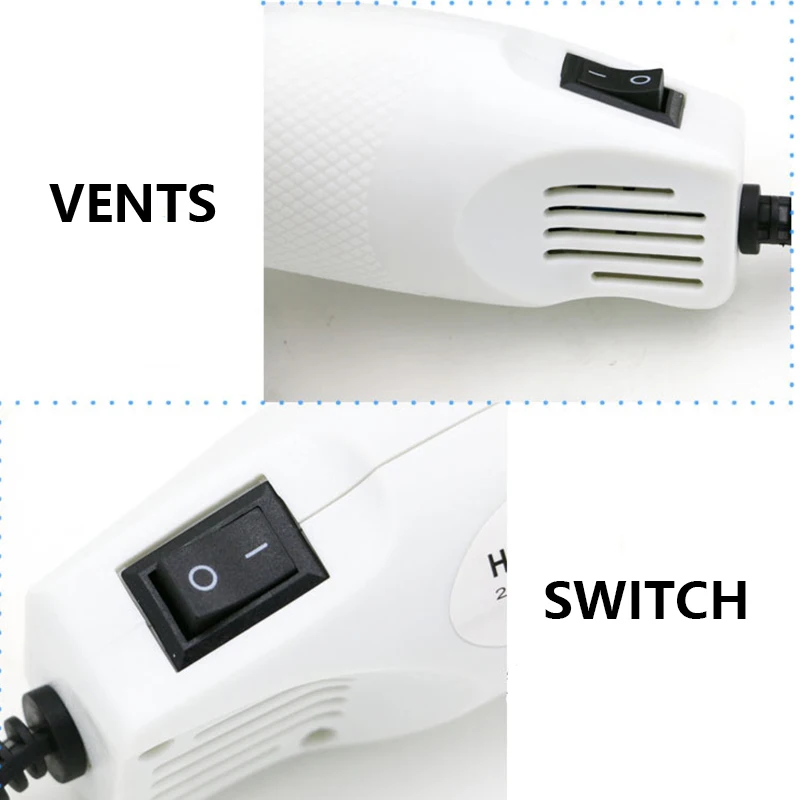 Price Heat Gun 110 220V 300W Power MAX 200 Temperature DIY Use Electric Power Tool Portable Digital Mini Hot Air Gun With Seat Shrink