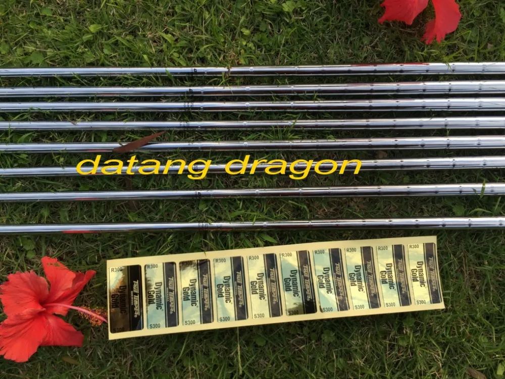 original golf clubs authentic true temper dynamic gold steel shaft S300 or R300 Flex real 9pcs golf irons shaft