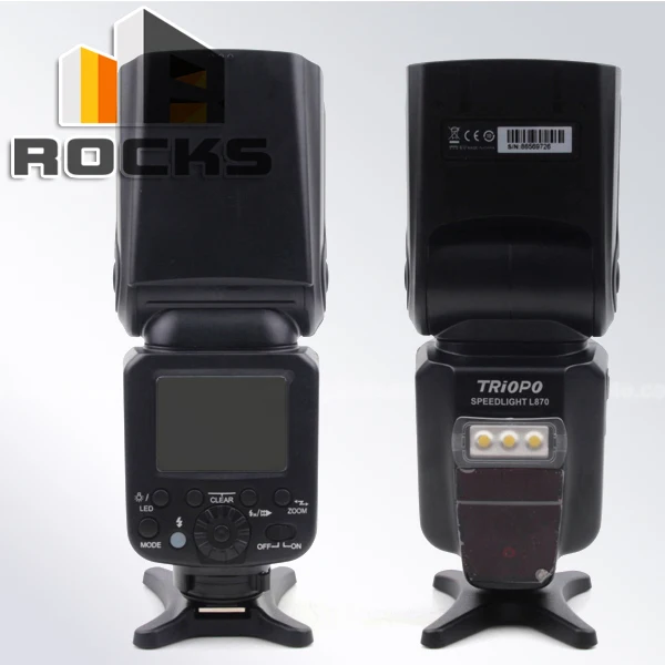 Triopo L870 Speedlight Wireless Master HSS 1/8000s Flash suit for Nikon i-TTL D7200 D810A D5500 D750 /Canon E-TTL EOS 760D 750D