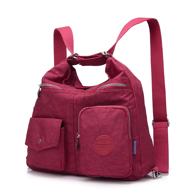 Preppy نمط المرأة النايلون على ظهره المدرسة الطبيعية حقائب عارضة الإناث حقائب كتف Mochila السفر الكتب الحقيبة