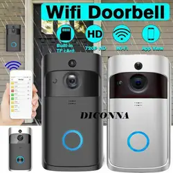 Умная беспроводная камера Wi-Fi для дверного звонка видео беспроводной дистанционный дверной звонок CCTV Chime Phone APP