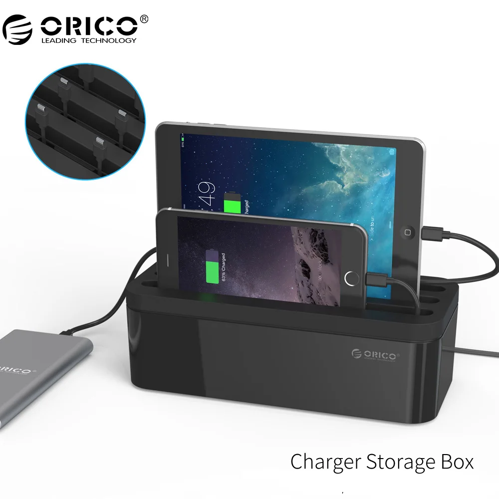 

ORICO PB1028 USB Charger Protector Box Cable Management Electrical Outlet Boxes For Power Strip Multi-Charger