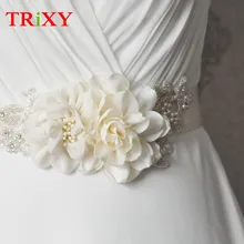 TRiXY S172 Женский Цветной Элегантный Модный свадебный пояс с цветами для девушек и женщин, свадебный пояс, лента, пояс для свадьбы