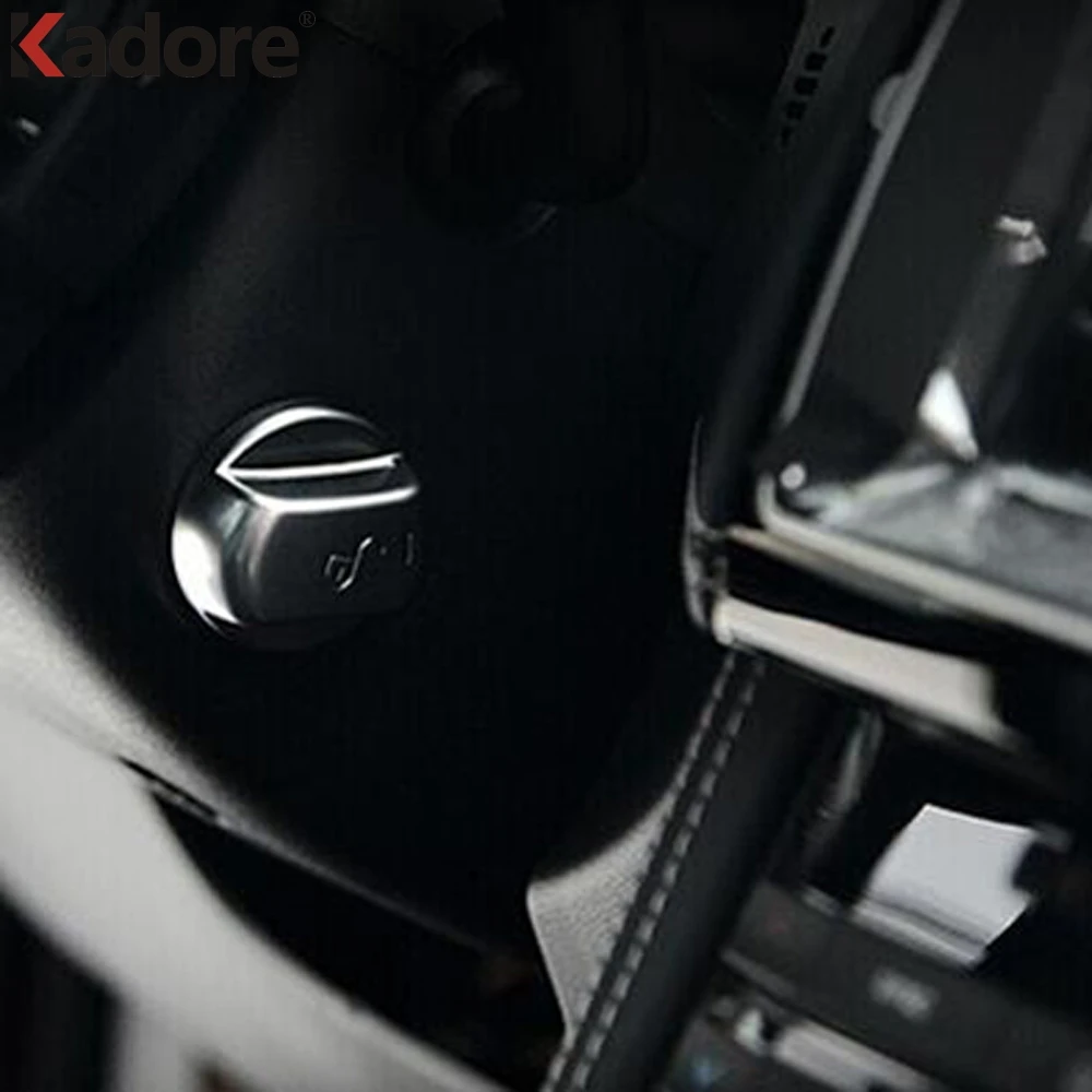 

For Jaguar F-PACE 2016 2017 2018 ABS Matte Steering Wheel Adjustment Button Control Cover Trim Car Interior Accessories Sticker
