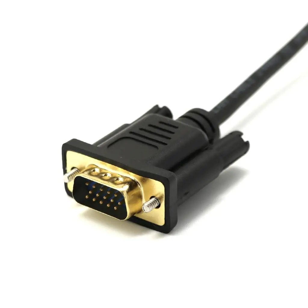 VGA HD15 Male To Male Cable Monitor M/F Extension Adapter Cord 0.3 m High performance VGA Extension Cable Connects