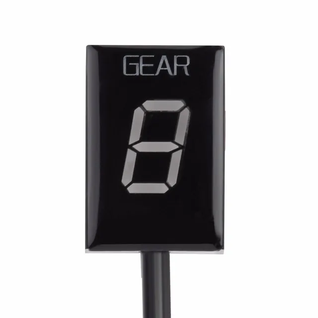 Motorcycle 1-6 Speed Gear Display Indicator ECU Plug for Suzuki Intruder 800 V-Strom GSXR 600 SV650 750 SV 650 Red LED